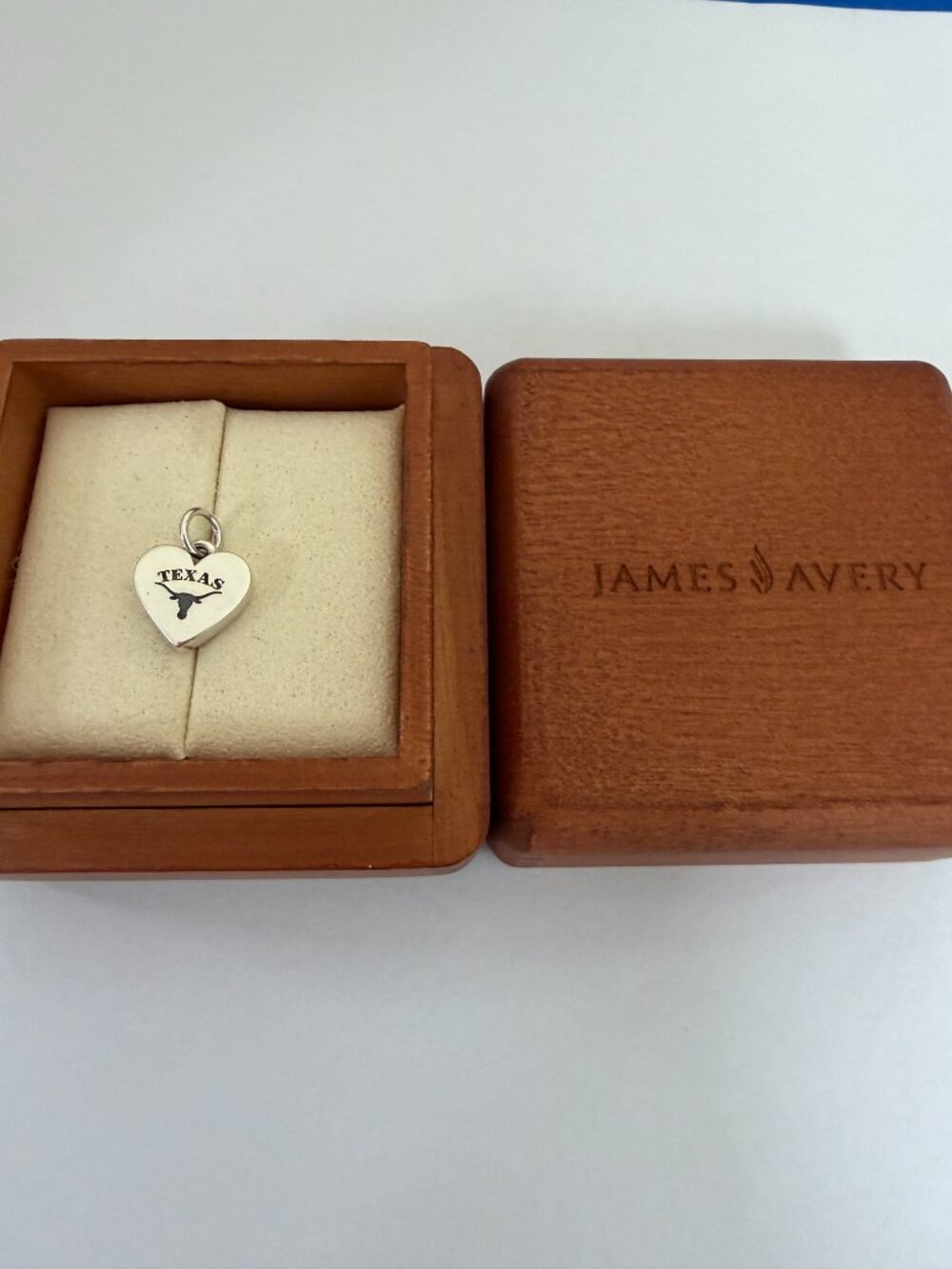 James Avery The University of Texas Classic Heart Charm